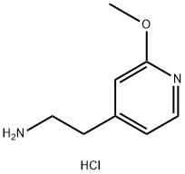 2-(2-甲氧基吡啶-4-基)乙胺盐酸盐,1401462-03-0,结构式