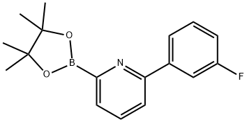 2-(3-fluorophenyl)-6-(4,4,5,5-tetramethyl-1,3,2-dioxaborolan-2-yl)pyridine|