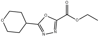 Ethyl 5-(oxan-4-yl)-1,3,4-oxadiazole-2-carboxylate|1402232-67-0