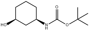 (1R,3S)-(3-Hydroxy-cyclohexyl)-carbamic acid tert-butyl ester 结构式