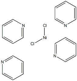 Nickel,dichlorotetrakis(pyridine)- Structure