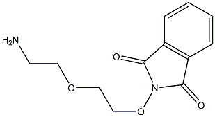 2-(2-(2-Aminoethoxy)ethoxy)isoindoline-1,3-dione 化学構造式