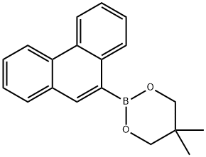 9-Phenanthreneboronic acid neopentylglycol ester Struktur