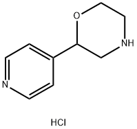2-(吡啶-4-基)吗啉盐酸盐 结构式