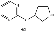 2-(Pyrrolidin-3-yloxy)pyrimidine hydrochloride Structure