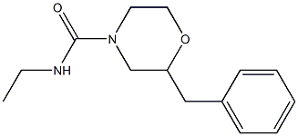 2-benzyl-N-ethylmorpholine-4-carboxamide Structure