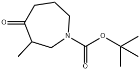 Tert-Butyl 3-Methyl-4-Oxoazepane-1-Carboxylate Struktur