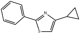 4-cyclopropyl-2-phenylthiazole Structure