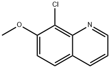 8-Chloro-7-methoxyquinoline Struktur
