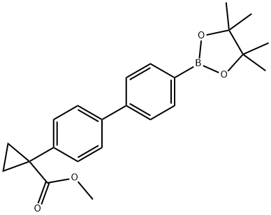 1423700-75-7 1-[4-(4.4.5.5-tetramethyl-[1.3.2]dioxaborolan-2-yl)-biphenyl-4-yl]-cyclopropanecarboxylic acid methyl ester