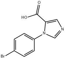 1-(4-Bromophenyl)-1H-imidazole-5-carboxylic acid Structure