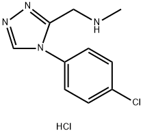 {[4-(4-chlorophenyl)-4H-1,2,4-triazol-3-yl]methyl}methylamine dihydrochloride Structure