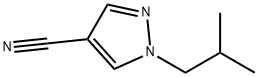 1-Isobutyl-1H-pyrazole-4-carbonitrile 化学構造式