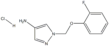1431963-66-4 1-[(2-fluorophenoxy)methyl]pyrazol-4-amine:hydrochloride