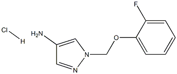 1-[(2-fluorophenoxy)methyl]pyrazol-4-amine:hydrochloride|