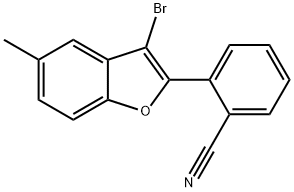 2-(3-bromo-5-methylbenzofuran-2-yl)benzonitrile|2-(3-溴-5-甲基苯并呋喃-2-基)苯甲腈