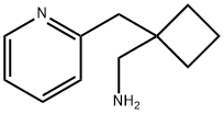 [1-(ピリジン-2-イルメチル)シクロブチル]メタンアミン 化学構造式