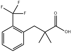 2,2-Dimethyl-3-[2-(trifluoromethyl)phenyl]propanoic acid