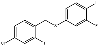 (4-CHLORO-2-FLUOROBENZYL)(3,4-DIFLUOROPHENYL)SULFANE