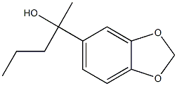 2-(1,3-benzodioxol-5-yl)pentan-2-ol 结构式