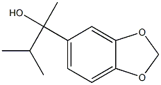 2-(1,3-benzodioxol-5-yl)-3-methylbutan-2-ol Structure