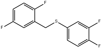 (2,5-DIFLUOROBENZYL)(3,4-DIFLUOROPHENYL)SULFANE