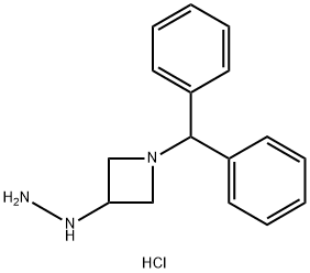 1-benzhydryl-3-hydrazinylazetidine 结构式