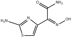(Z)-2-(2-aminothiazol-4-yl)-2-(hydroxyimino)acetamide Struktur