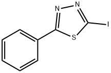 2-iodo-5-phenyl-1,3,4-thiadiazole Struktur