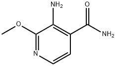 3-Amino-2-methoxy-isonicotinamide 化学構造式