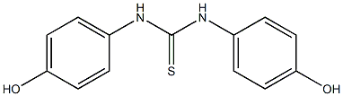 Thiourea, N,N'-bis(4-hydroxyphenyl)- 化学構造式