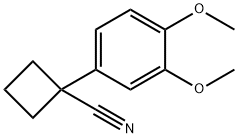 1-(3,4-Dimethoxyphenyl)cyclobutanecarbonitrile Struktur