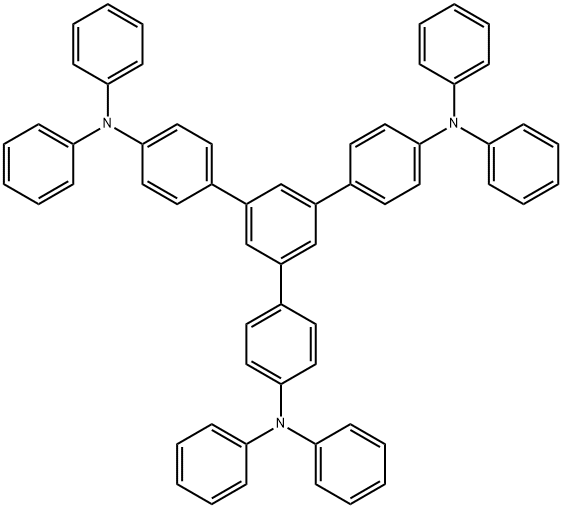 1,3,5-三[4-(二苯胺)苯基]苯,147951-36-8,结构式