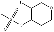 3-fluorotetrahydro-2H-pyran-4-yl methanesulfonate 结构式