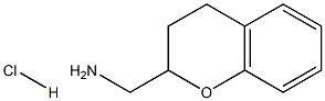 1-(3,4-二氢-2H-色烯-2基)甲胺盐酸盐 结构式