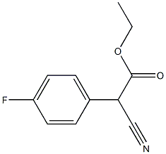 ETHYL 2-CYANO-2-(4-FLUOROPHENYL)ACETATE Struktur