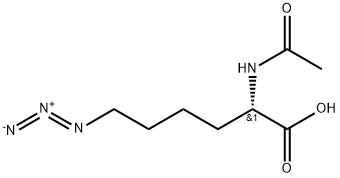 N-Acetyl-6-azido-L-norleucine Struktur