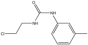 Urea,N-(2-chloroethyl)-N'-(3-methylphenyl)-,15145-36-5,结构式