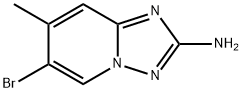 2-氨基-6-溴-7-甲基-[1,2,4]三唑并[1,5-A]吡啶,1515630-19-9,结构式