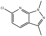 6-Chloro-1,3-dimethyl-1H-pyrazolo[3,4-b]pyridine, 1519846-44-6, 结构式