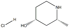 (2R,4R)-2-甲基哌啶-4-醇盐酸, 1523541-77-6, 结构式
