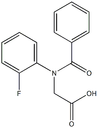 N-Benzoyl-DL-2-FluoroPhenylglycine Structure