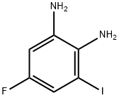 5-Fluoro-3-iodo-benzene-1,2-diamine 化学構造式