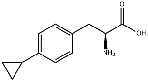 4-Cyclopropyl-DL-phenylalanine HCl,1540375-41-4,结构式