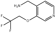 [3-(2,2,2-trifluoroethoxy)pyridin-4-yl]methanamine 化学構造式