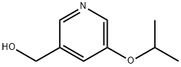(5-异丙氧基吡啶-3-基)甲醇 结构式