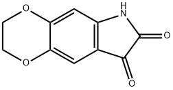 6H-1,4-Dioxino[2,3-f]indole-7,8-dione, 2,3-dihydro- Structure