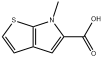 6-Methyl-6H-thieno[2,3-b]pyrrole-5-carboxylic acid,1554281-31-0,结构式