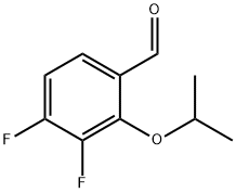 3,4-Difluoro-2-propan-2-yloxybenzaldehyde Structure