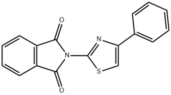 2-(4-phenylthiazol-2-yl)isoindoline-1,3-dione Struktur